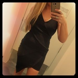 Black halter dress